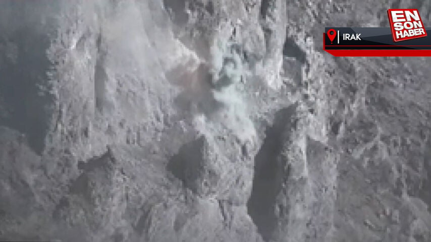 MSB, Pençe-Kilit bölgesinde mağaranın imha edilmesi görüntülerini paylaştı
