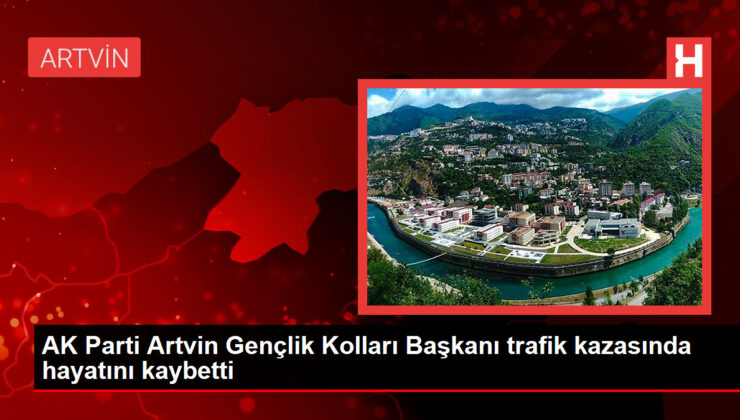 AK Parti Artvin Gençlik Kolları Lideri trafik kazasında hayatını kaybetti