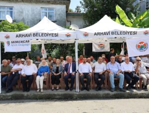 Arhavi’de doğalgaz çalışmalarına başlandı