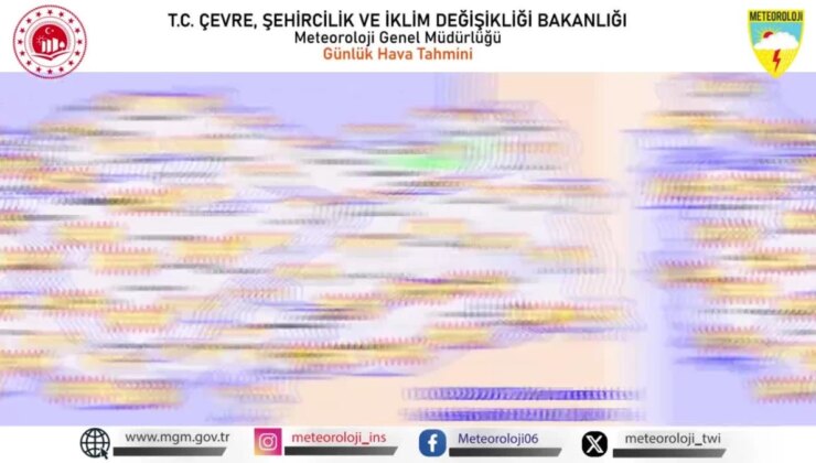 Mahallî sağanak yağış beklentisi