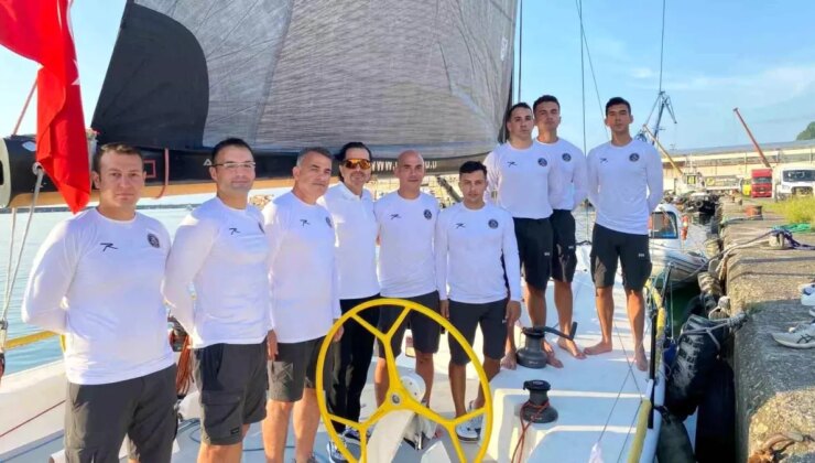 Ulusal Savunma Üniversitesi Deniz Harp Okulu Türk Silahlı Kuvvetleri Spor Gücü Yelken Rekor Denemesi İçin Yelken Açtı