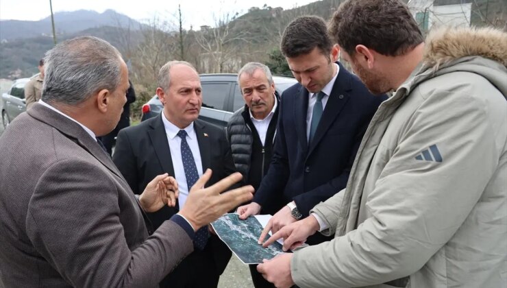 Arhavi OSB’de sondaj çalışması başladı