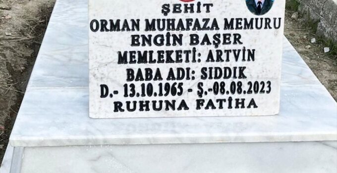Artvin’de 9 şehit mezarı onarıldı